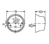 Luz intermitente HELLA 2BE 001 259-061