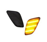 Luz Intermitentes para Jeep para Wrangler TJ 1997-2006 Luz De Giro Delantera con Lente Transparente Y Ahumada Luz De Posición LED para Guardabarros Lateral Señal Giro Espejo