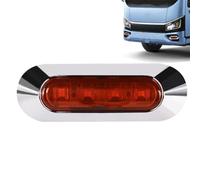 Luz lateral del coche, luz lateral del camión,Marcador lateral trasero de 4 LED | Lámpara indicadora 12/24v, marcador lateral trasero impermeable Ip67, luces de remolque LED para camión, autobús