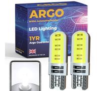 Luz lateral LED 501 de 24 V 507 W5W mazorca de xenón blanco Hella Camión sin tapa Bombillas HGV camión Canbus sin errores, cuña delantera y trasera, luz de estacionamiento para faros delanteros,