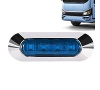 Luz lateral para camión, Luz de posición lateral para camión | 4 luces LED para remolque - Luces de señal de de 12/24 V, marcador LED, lámpara de luz indicadora para barco, vehículo, RV, camió