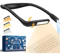 Luz Lectura Libros Cama Lampara - Lampara de Lectura Recargable 3 Colores Protección Ocular Luz Lectura Cuello Flexibles, Lámpara para Leer, Tejer, Coser, Acampar, Regalos para Hombre Mujer Lectores