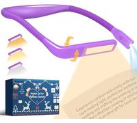 Luz Lectura Libros Cama Lampara: Lampara de Lectura Recargable 3 Colores Protección Ocular Luz Lectura Cuello Flexibles, Lámpara para Leer Tejer Coser, Regalos Mujer Hombre Lectores Adolescentes