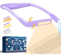 Luz Lectura Libros Cama Lampara: Lampara de Lectura Recargable 3 Colores Protección Ocular Luz Lectura Cuello Flexibles, Lámpara para Leer Tejer Coser, Regalos Mujer Hombre Lectores Adolescentes