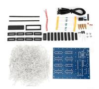 Luz LED 3D de 8 x 8 x 8 para cubo DIY Kit con PCB FR-4, LED azul y blanco para efectos dinámicos, proyecto de práctica de soldadura para aficionados electrónicos y