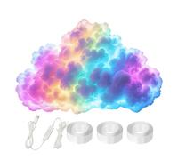 Luz LED 3D Thundercloud, decoración de lámpara USB, lámpara Thundercloud con diseño de luz musical, luces de uso para techo de escritorio, decoración del hogar, lámparas LED para oficina,
