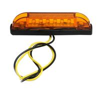 Luz LED áMbar de 4 Pulgadas 12 V Barra de Tira de Utilidad Sellada Luces Marino RV 6LED