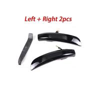 Luz LED bicolor dinámica de señal de giro para Ford Kuga Escape EcoSport 2013-18, espejo retrovisor