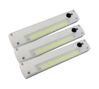 Luz LED cabinet mini con interruptor, diseño compacto, ahorro energético, ideal para iluminación de armarios y espacios reducidos. (Paquete de 3)