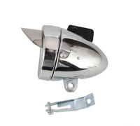 Luz LED clásica retro para bicicleta que mejora tu experiencia de ciclismo con un elegante faro delantero cromado (plata)