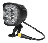 Luz LED compacta de 85 mm para Kukirin G2 Pro fácil de instalar | LED blanco brillante de 5000 K, visibilidad nocturna mejorada, foco de seguridad, iluminación de camino claro