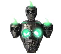 Luz LED Con Forma De Calavera: Lámpara Alimentada Por Batería, Diseño De Esqueleto Desmontable, Material Portátil Duradero Y Fácil De Usar | Horror Haunted House Desktop Ornament Decorativo Home Decor
