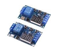 Luz LED DC 5V 12V 24V, retardo de tiempo Digital, relé de 1 vía, interruptor de ciclo, placa de circuito, módulo de Control de sincronización USB Micro tipo C(TYPE-C USB)
