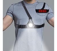 Luz led de advertencia SupTig de 3 modos, para fotografía de deportes al aire libre, para usar en el pecho para caminar o correr, para usar conectada con una GoPro Hero5/5/4/4S/3 +/3/2 Xiaoyi SJCAM, con batería recargable incorporada 1260Ma