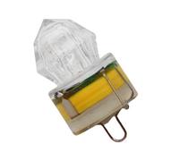 Luz LED de brillo ajustable, señuelos de atracción de agua salada, luz nocturna para ríos de lago y pesca profundamente resistente al agua del mar