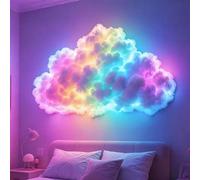 Luz LED De Nube De Tormenta De Techo, Lámpara De Nube De Tormenta USB Con Música Y Multicolor, Decoración De Juegos De Dormitorio, Decoración De Iluminación Dinámica, Celebración De Fotografía De