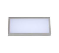 Luz LED de paisaje exterior 20W, temperatura de color 6500K, cuerpo gris, ideal para iluminación decorativa y destacada en jardines y patios.