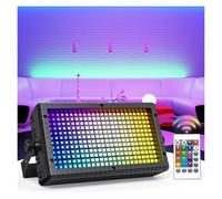 Luz LED de pared RGBW de 60 W, 3 en 1, mini luz estroboscópica de 288 LED, DMX, superbrillante, for DJ, efectos estroboscópicos, iluminación de escenario,Potente