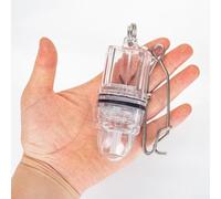 Luz LED de pesca para mar profundo con modos duales constante e intermitente, luz compacta impermeable para una mayor atracción de los peces (siempre encendida)