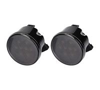 Luz LED de posición Lateral, luz de señal de Giro del Guardabarros, par de Luces indicadoras LED para Coche, lámpara de señal Exterior Plug and Play