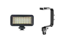 Luz LED de Relleno for Buceo subacuático, Resistente al Agua, Compatible con GoPro Hero 10/11/12 (40 m) con Marco.(Light with Adapter)