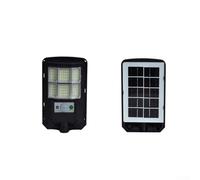 Luz LED de seguridad solar para exteriores con sensor de movimiento, lámpara de pared de jardín impermeable para patio, patio e iluminación de camino (201 mm)
