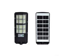 Luz LED de seguridad solar para exteriores con sensor de movimiento, lámpara de pared de jardín impermeable para patio, patio e iluminación de camino (318 mm)