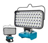 Luz LED de trabajo inalámbrica para batería Makita de 18 V, luces de inundación portátiles de 174 W, 10800 lm, con carga rápida tipo C y USB para camping, senderismo, pesca, fallo de energía, taller