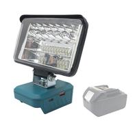 Luz LED De Trabajo Portátil Para Zonas Construcción Con Carga Rápida USB Y 3 Modos Iluminación Iluminación Construcción ABS Impermeable