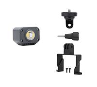 Luz Led for cámara dji Avata, Soporte Superior, Adaptador de cámara de acción Deportiva, Soporte de Abrazadera, Linterna de expansión Fija (Color : Bracket and Lights)