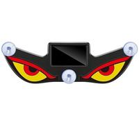 Luz LED for Coche con Forma De Ojo De Diablo con Energía Solar, Luz De Advertencia LED Solar De Ojo De Diablo, Inalámbrica, Sin Taladro, USB-C, Recargable, 5 Modos(Style 4)