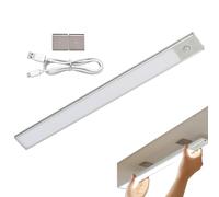 Luz LED inalámbrica para debajo del gabinete - Lámpara de noche de 30 cm, barra de 3 colores de bajo consumo | Trabajo sin esfuerzo Enab Luz nocturna versátil para cocina, escalera, armario, cajón, do