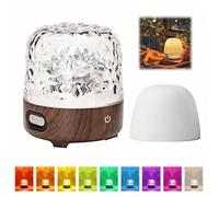 Luz LED, Lámpara de Hongo de 2000 mAh con 16 Colores Naturales Luz de Cielo Estrellado con Ruido Blanco Lamparas de Mesita de Noche con Pantalla y Control Remoto para Dormitorio y Sala de Estar