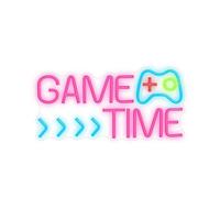 Luz LED Neón Decorativa Forever Game Time Multicolor