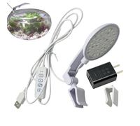 Luz LED para Acuario,8W Impermeable con Clip | Luz LED Ajustable para Peceras Pequeñas | Para Interior, Restaurante, Cafetería, Dormitorio, Aficionados, Propietarios, Principiantes y Entusiastas