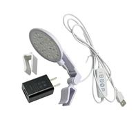Luz LED para Acuario | Lámpara Impermeable con Pinza y Antideslumbrante,Luz LED Ajustable En Color Para Acuario - para Propietarios, Principiantes, Entusiastas, Cafetería, Dormitorio y Salón