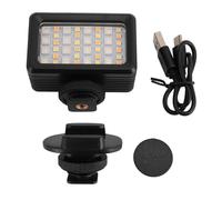Luz LED para cámara, Impermeable hasta 40 m, luz de Video RGB subacuática con Temperatura de Color Ajustable de 2700 K a 5600 K, luz de Buceo portátil para transmisión en Vivo y