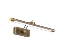 Luz LED para cuadros Lámpara de pared LED moderna for baño, acero inoxidable resistente al agua L40/55/70CM, aplique de espejo interior, accesorio de luces de pared for tocador con interruptor Luz de