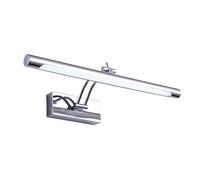 Luz LED para cuadros Lámpara de pared LED moderna for baño, acero inoxidable resistente al agua L40/55/70CM, aplique de espejo interior, accesorio de luces de pared for tocador con interruptor Luz de