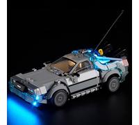 Luz LED para Lego Speed Champions Time Machine from Back to The Future 77256, kit de luz compatible con el modelo de bloques de construcción Lego 77256, no incluye el juego de modelos