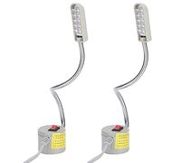 Luz LED para Máquina de Coser de 2 Piezas con Base Magnética, Foco de Alto Brillo, Ajuste de Iluminación de Tres Niveles, Mejora la Eficiencia de Costura (Reglamento europeo