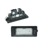 Luz LED para matrícula de 6000 K, color blanco frío, solo para versión enchufada, no atornillada, Plug & Play, 12 V, 2 unidades