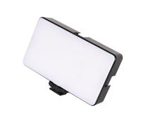 Luz LED para selfie, iluminación de video con clip para teléfono, cámara, portátil, con batería de 1800 mAh, 3 modos de luz para Vlog recargable, luz de video