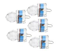 Luz LED para Señuelo de Pesca, 5 uds., con Diseño de Diamante, Resistente a la Corrosión, para Pesca de Lubina, Activada por Agua (Blue)