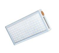 Luz LED Rgbs portátil de 40 W integrada en bancos de energía de 9000 K, gamas de color, 24 efectos, sistemas de refrigeración silenciosos para creación de contenido, luz portátil de vloggings con