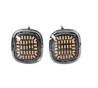 Luz LED Señal Giro Para Coche Lámpara Lateral Dinámica Para SEAT Para Cordoba Para Ibiza Para Mk2 Para Leon Para Mk1 2 Uds Indicador Intermitente Lateral(Dynamic Crystal)