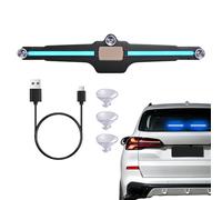 Luz LED Solar para Ventanilla de Coche - Piloto De Seguridad Solar Azul Para Luneta Trasera,Luz LED de Seguridad Ventana Trasera | para SUV Camión Sedán Exterior Desplazamiento Diario Conducción Viaje