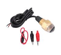Luz LED subacuática para barco marino, vidrio de latón, enchufe de drenaje de 12 V, lámpara subacuática LED azul, accesorio de drenaje NPT para yate