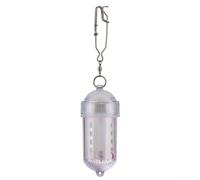Luz LED sumergible de pesca alimentada por baterías AA para orilla para kayak y barco pequeño uso en lagos, ríos y muelles junto al mar (rojo)