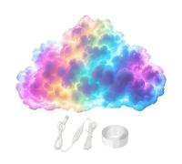 Luz LED Thundercloud con alimentación USB, luz de nubes LED con ritmo de música, luz nocturna 3D Thundercloud alimentada por USB, brillo vibrante, lámpara de nubes para dormitorio